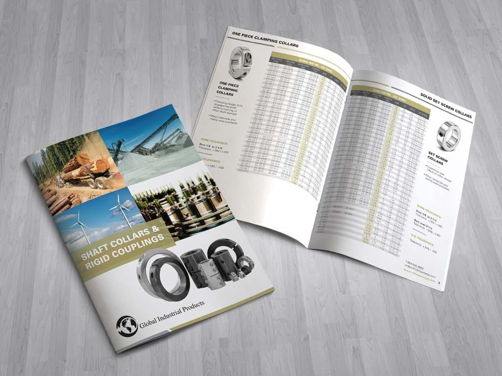 Industrial brochure design for Global Industrial Products