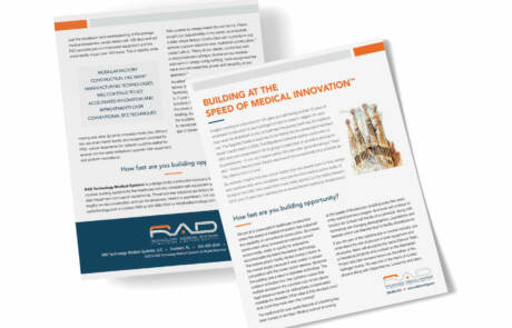 RAD Technology Sell Sheet Design