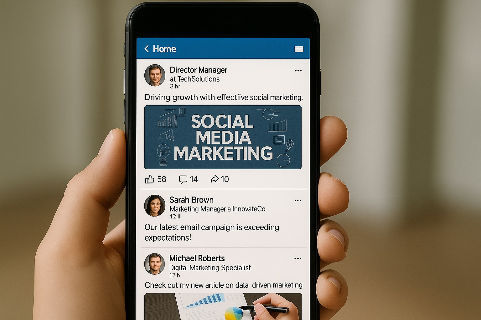 social media industry procurement strategy