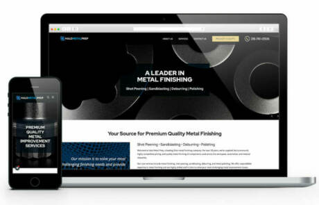 Halo Metal Website Design
